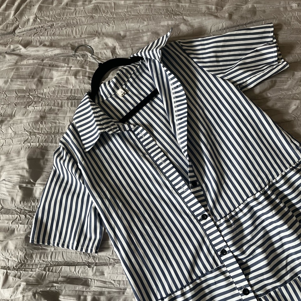 Striped Midi dress